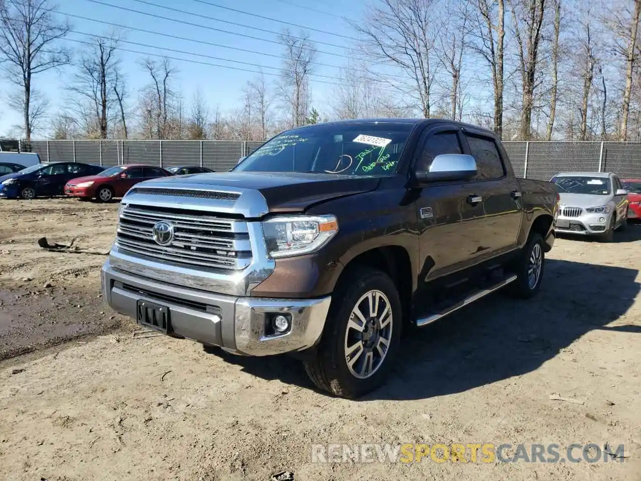 2 Photograph of a damaged car 5TFAY5F15MX027556 TOYOTA TUNDRA 2021