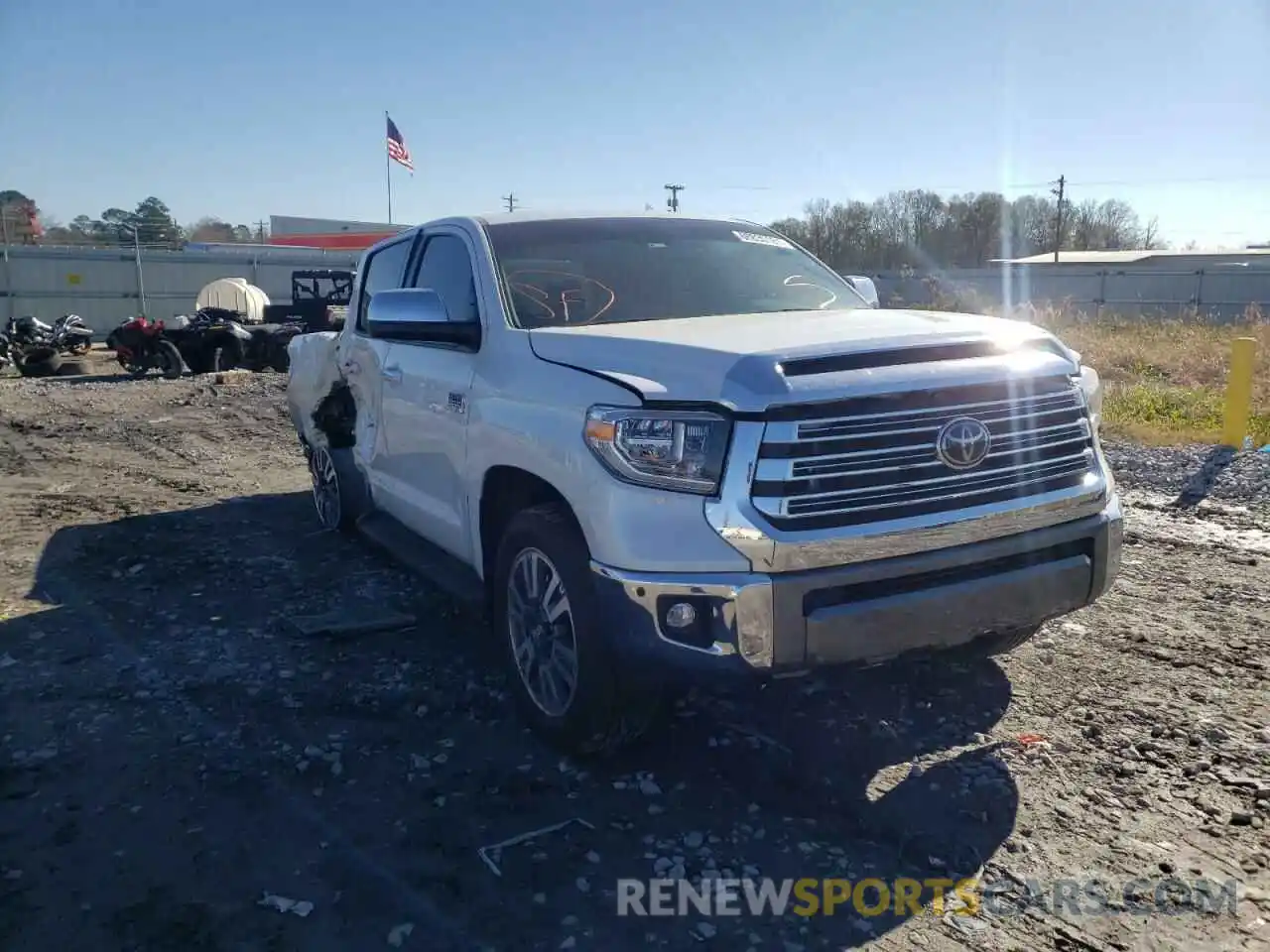 1 Photograph of a damaged car 5TFAY5F15MX041635 TOYOTA TUNDRA 2021