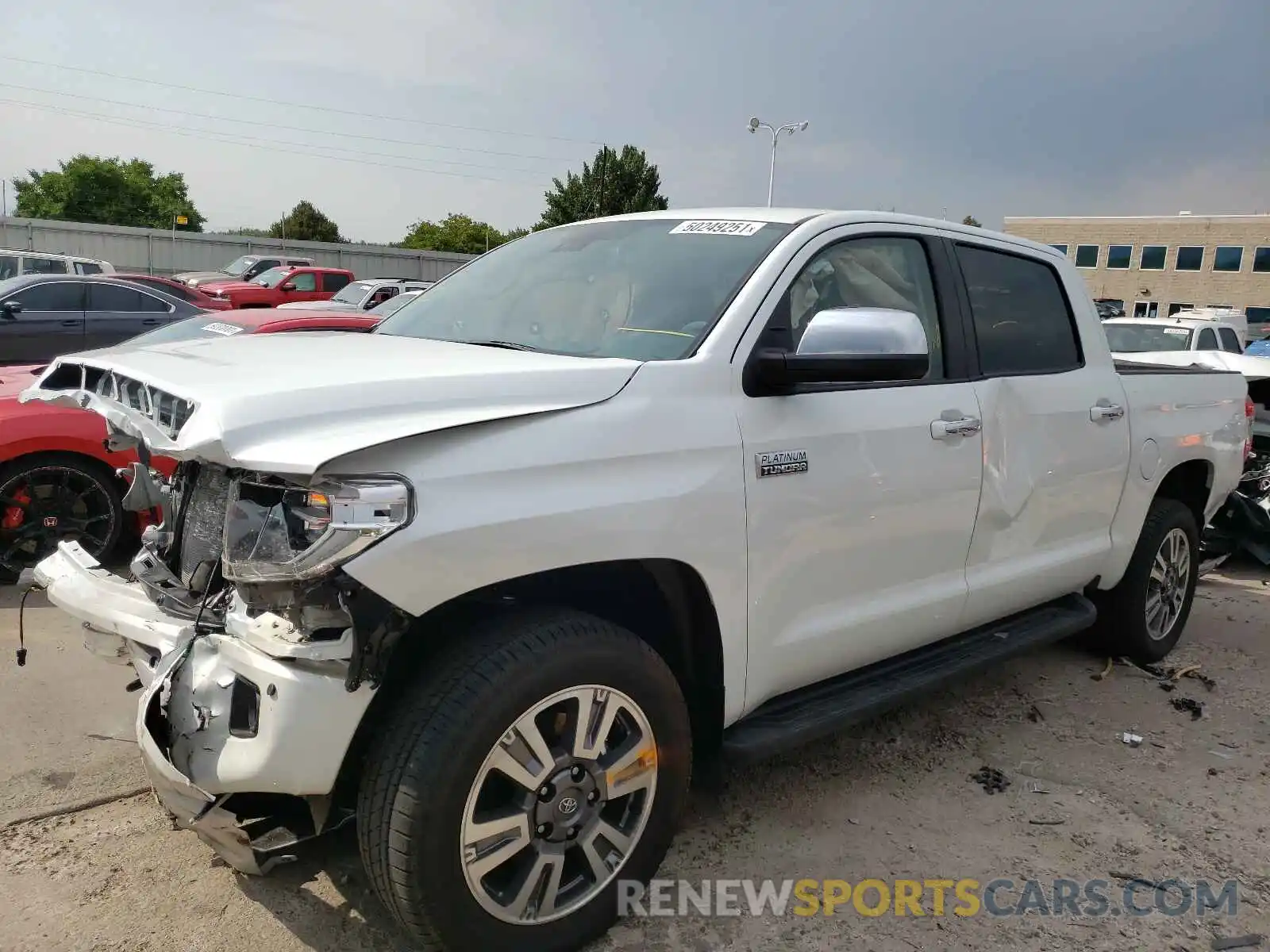 2 Photograph of a damaged car 5TFAY5F16MX024522 TOYOTA TUNDRA 2021