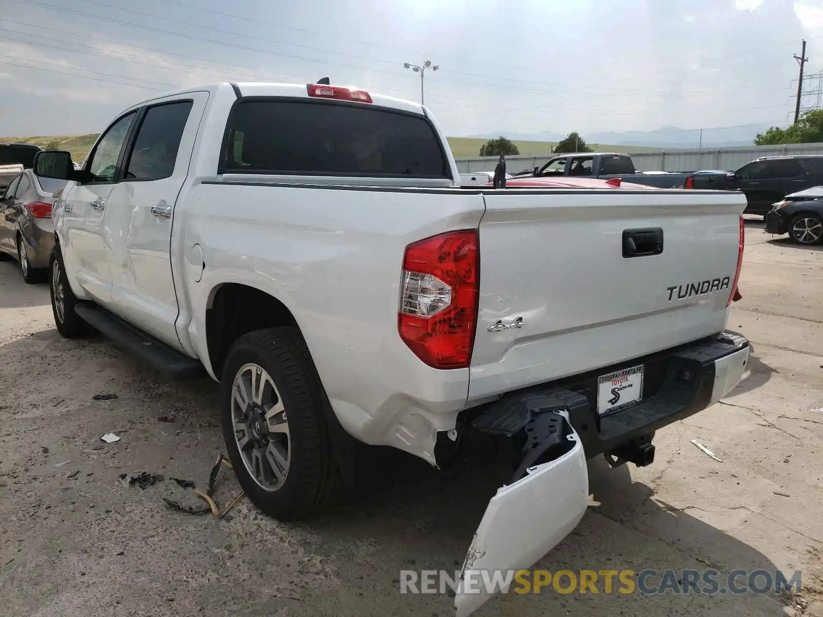 3 Photograph of a damaged car 5TFAY5F16MX024522 TOYOTA TUNDRA 2021