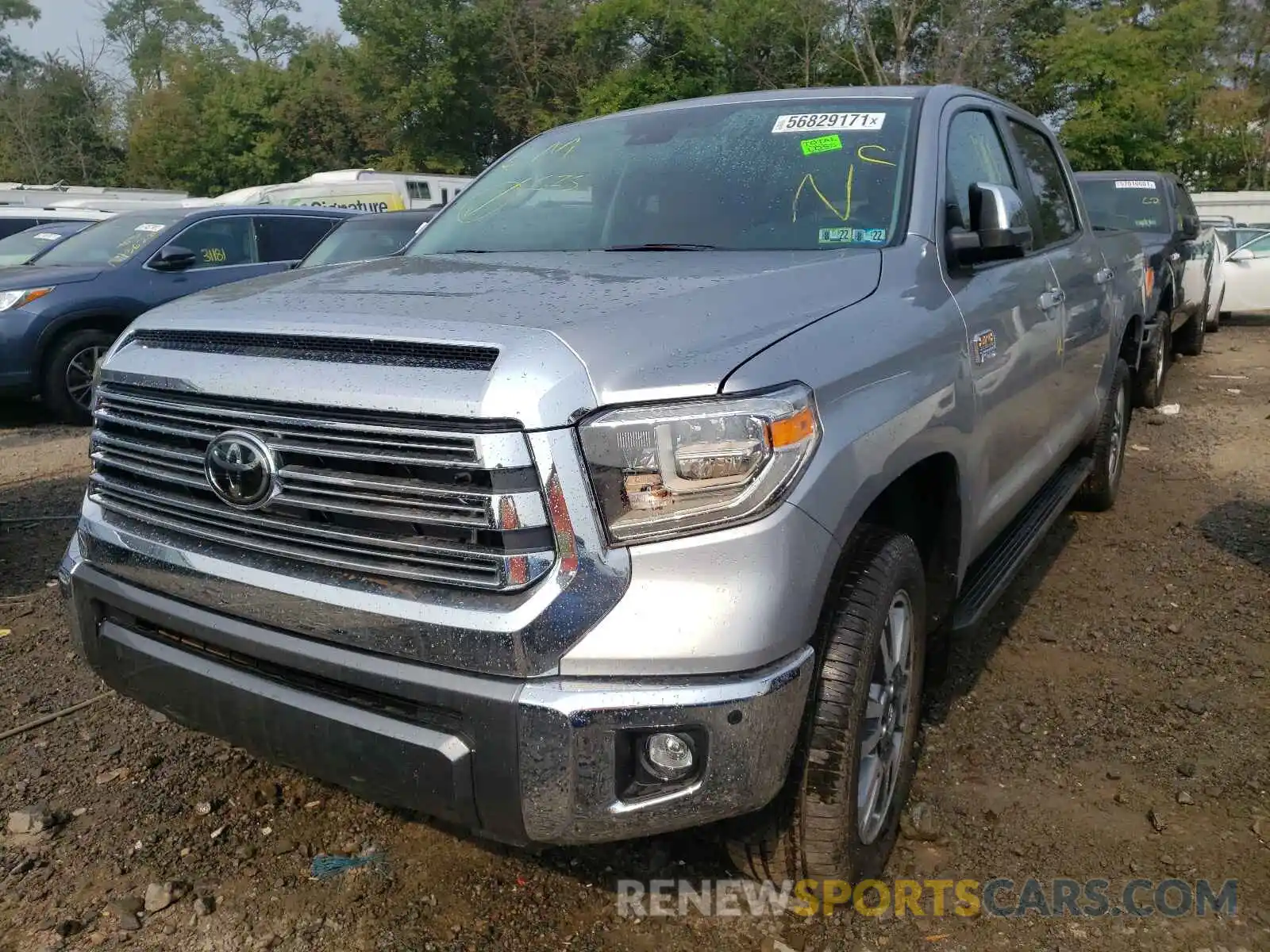 2 Photograph of a damaged car 5TFAY5F16MX033544 TOYOTA TUNDRA 2021