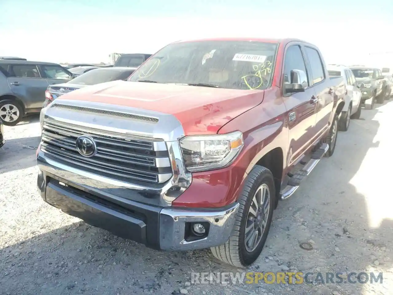 2 Photograph of a damaged car 5TFAY5F16MX033978 TOYOTA TUNDRA 2021