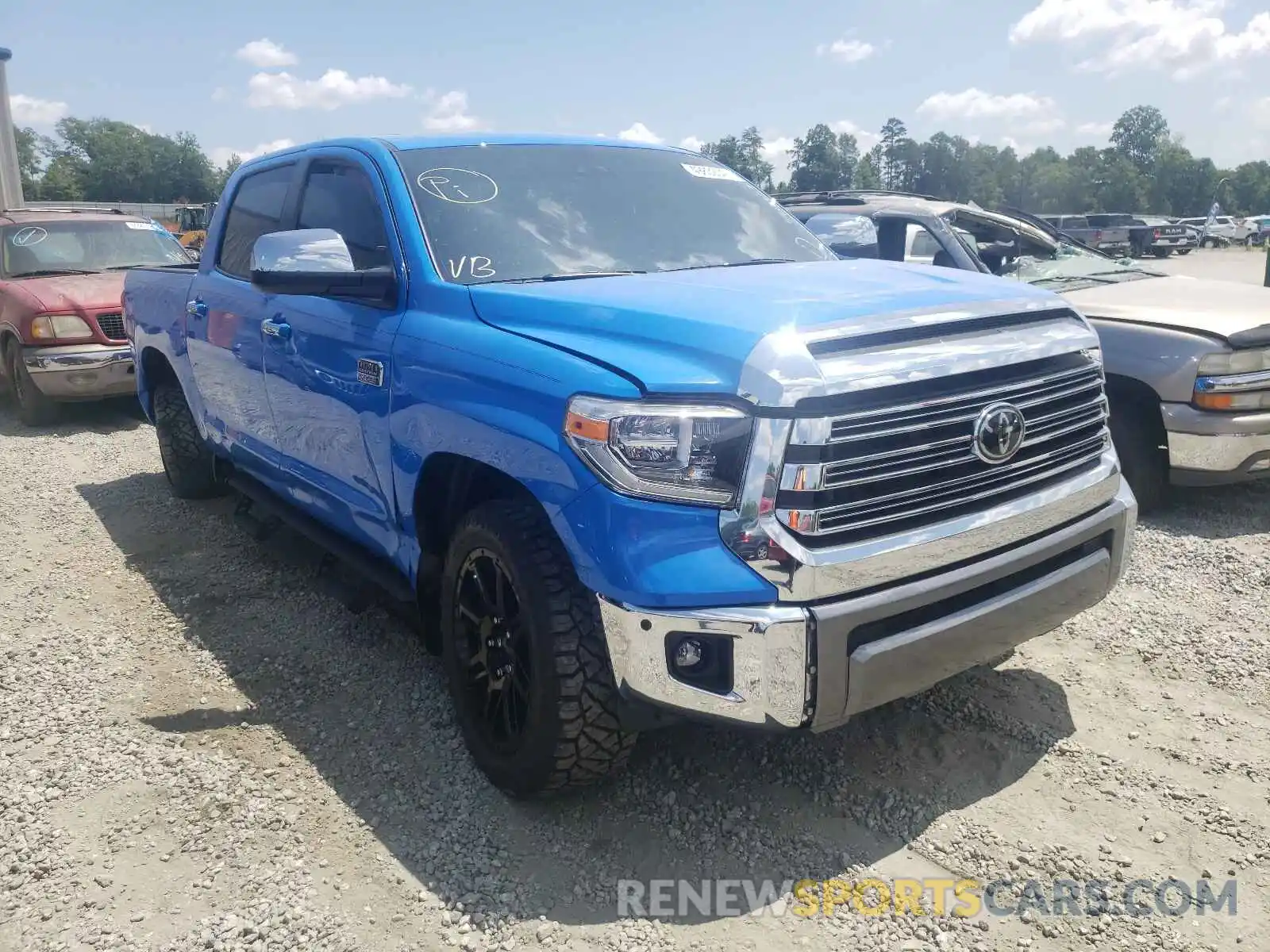 1 Photograph of a damaged car 5TFAY5F16MX980213 TOYOTA TUNDRA 2021