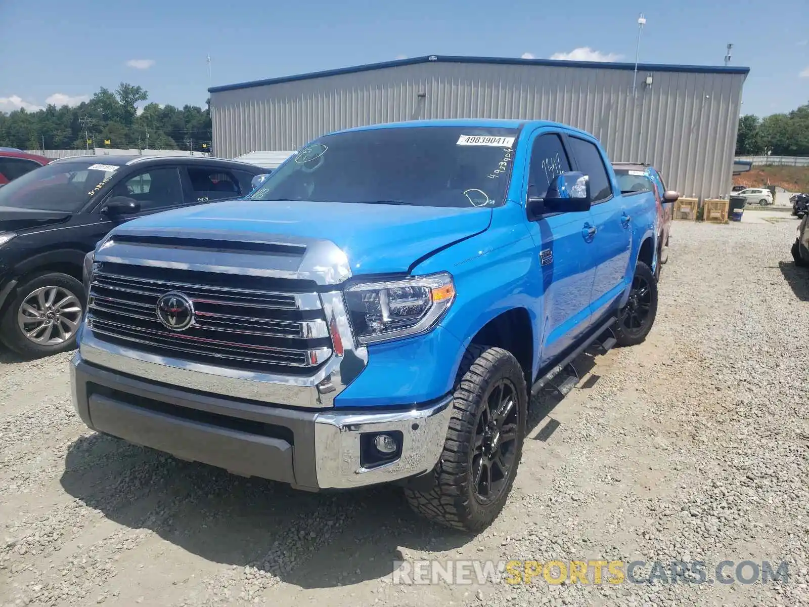 2 Photograph of a damaged car 5TFAY5F16MX980213 TOYOTA TUNDRA 2021