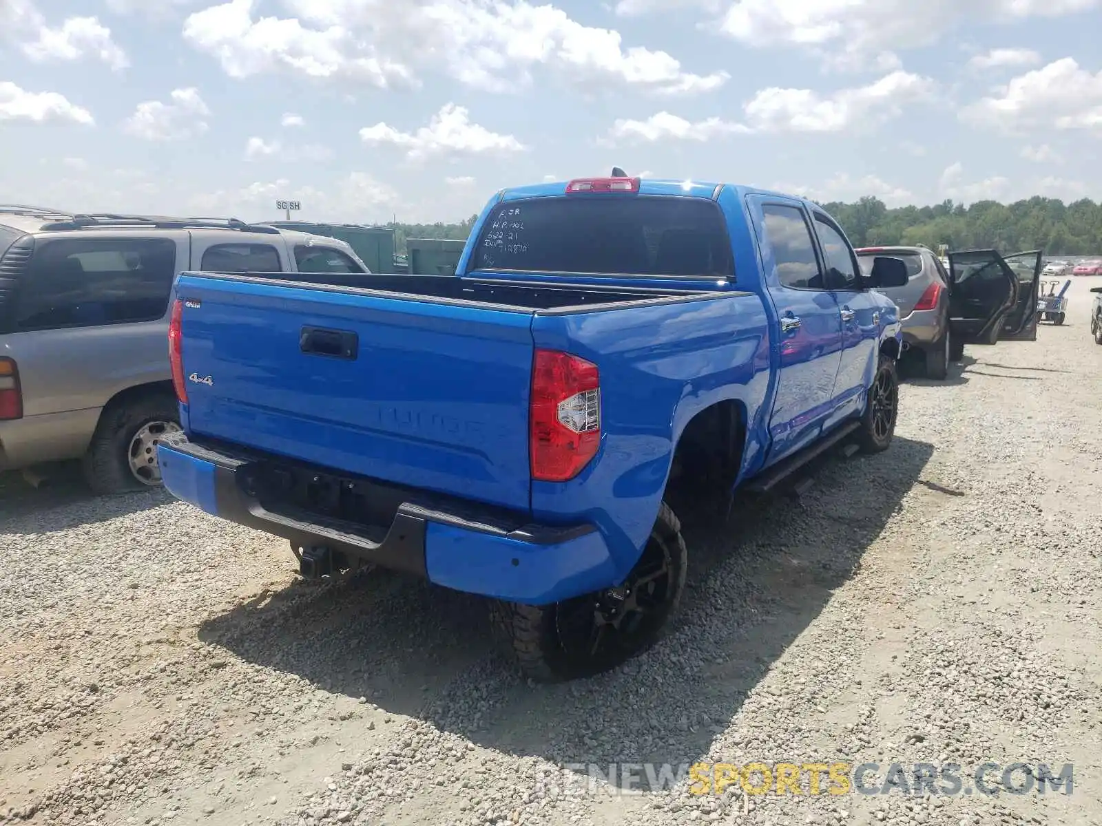 4 Photograph of a damaged car 5TFAY5F16MX980213 TOYOTA TUNDRA 2021