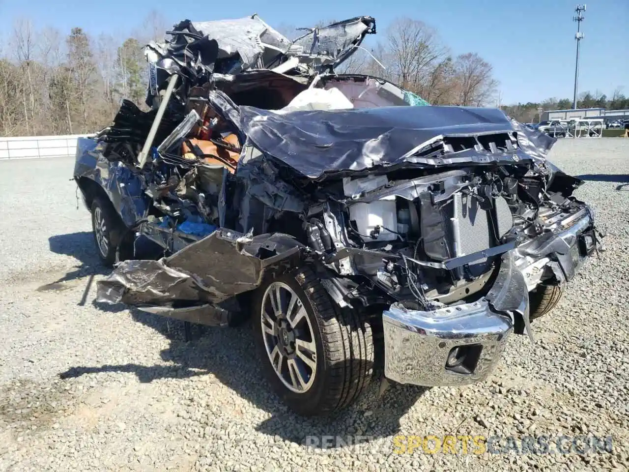 1 Photograph of a damaged car 5TFAY5F17MX019829 TOYOTA TUNDRA 2021