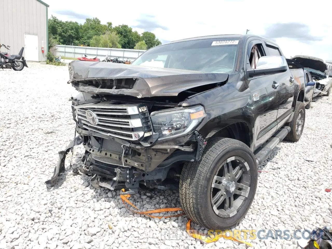 2 Photograph of a damaged car 5TFAY5F17MX978230 TOYOTA TUNDRA 2021