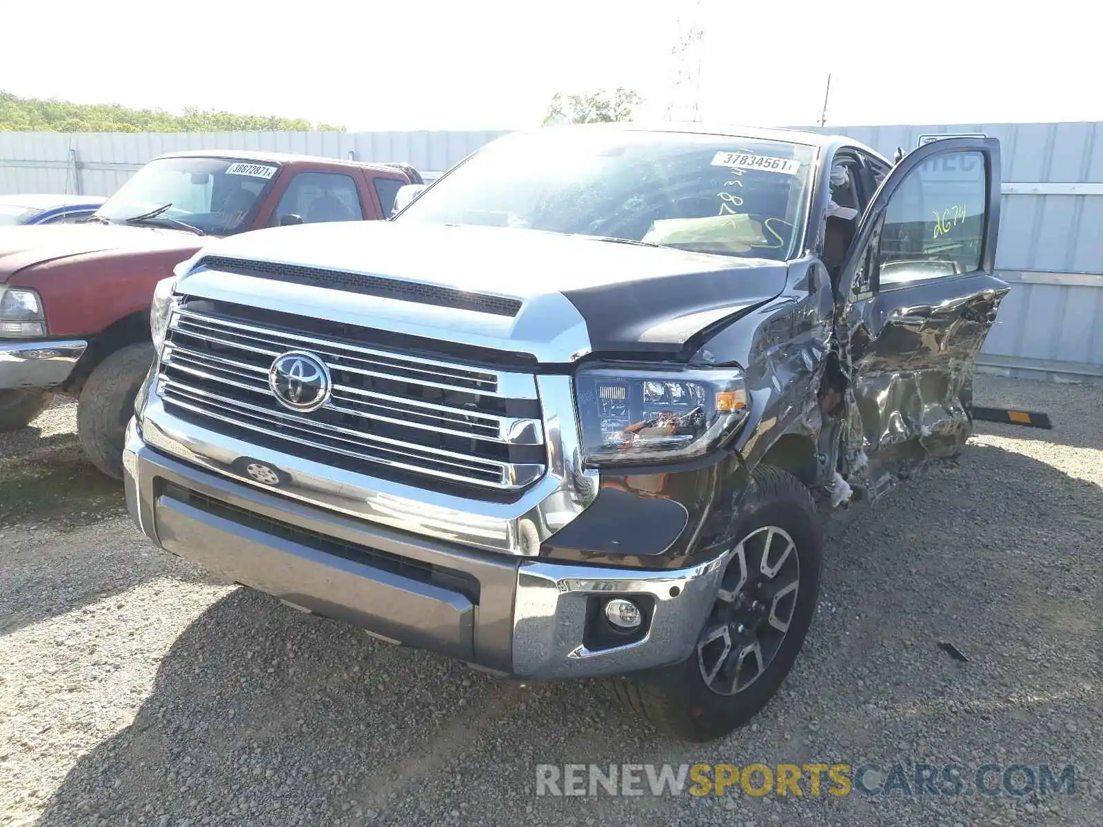 2 Photograph of a damaged car 5TFAY5F17MX995089 TOYOTA TUNDRA 2021