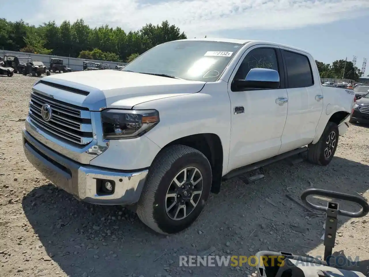 2 Photograph of a damaged car 5TFAY5F19MX017838 TOYOTA TUNDRA 2021