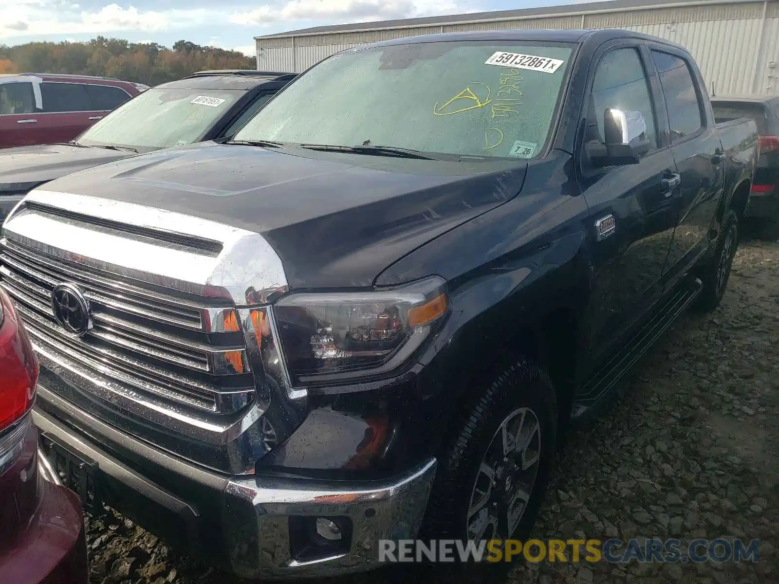 2 Photograph of a damaged car 5TFAY5F19MX029116 TOYOTA TUNDRA 2021