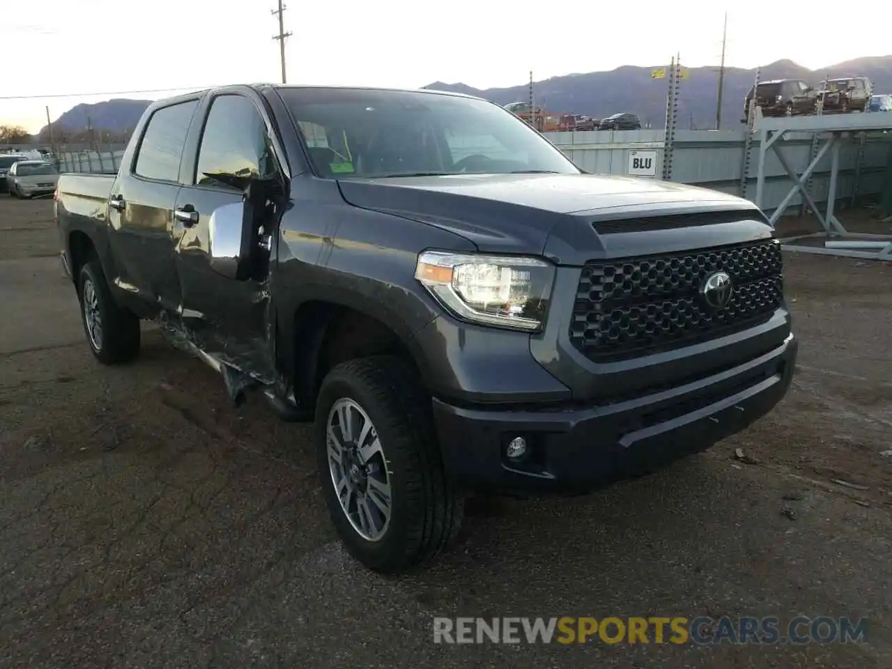 1 Photograph of a damaged car 5TFAY5F19MX968167 TOYOTA TUNDRA 2021