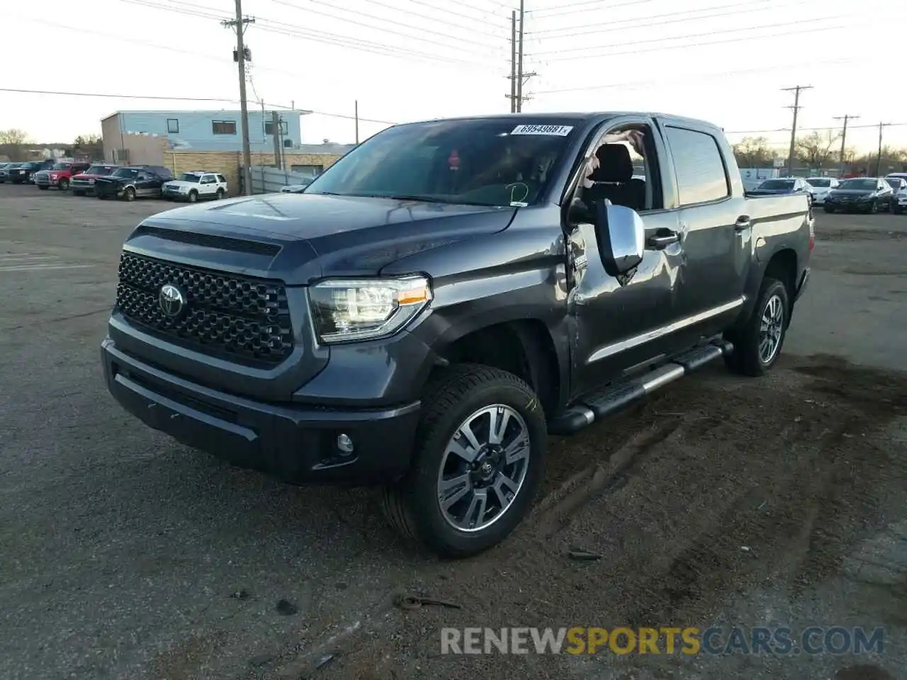 2 Photograph of a damaged car 5TFAY5F19MX968167 TOYOTA TUNDRA 2021