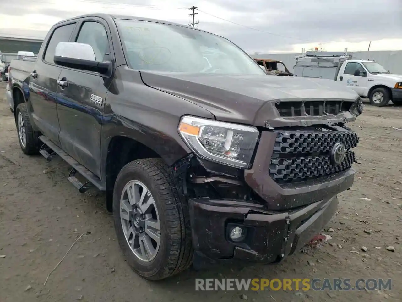 1 Photograph of a damaged car 5TFAY5F19MX980335 TOYOTA TUNDRA 2021