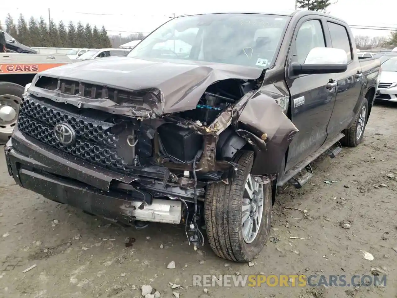 2 Photograph of a damaged car 5TFAY5F19MX980335 TOYOTA TUNDRA 2021