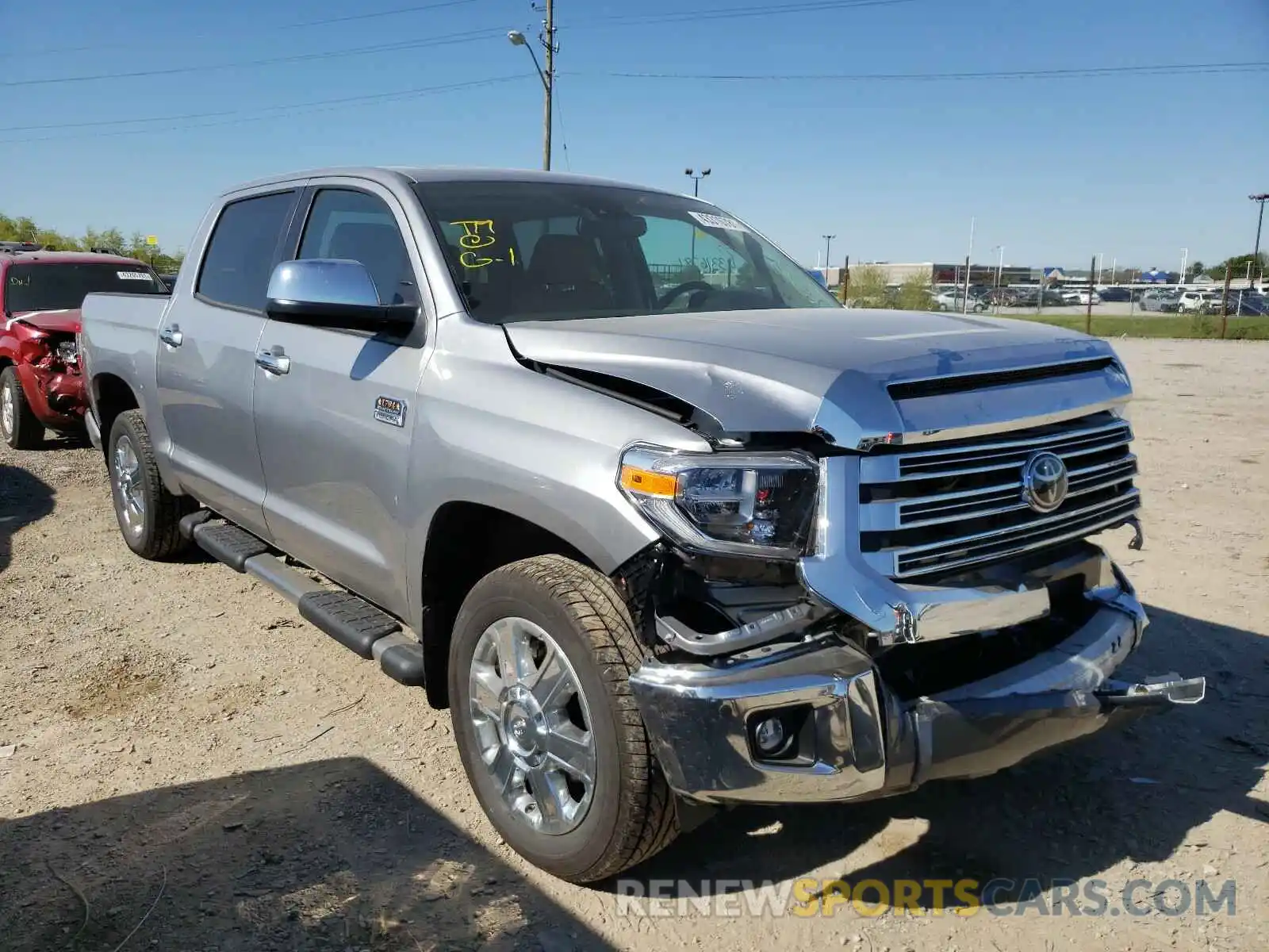 1 Photograph of a damaged car 5TFAY5F19MX991321 TOYOTA TUNDRA 2021