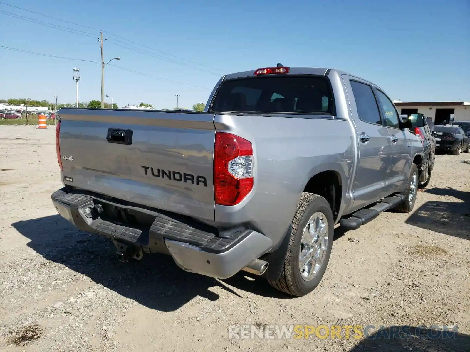 4 Photograph of a damaged car 5TFAY5F19MX991321 TOYOTA TUNDRA 2021