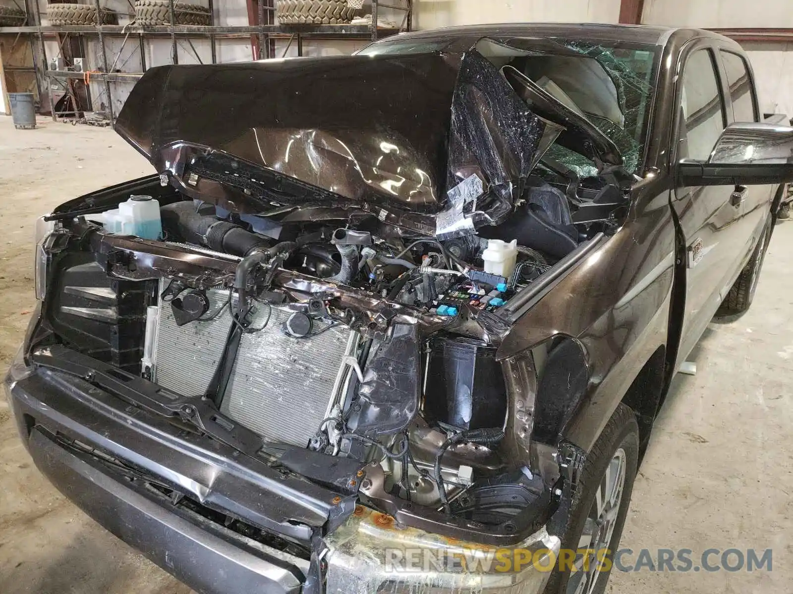 9 Photograph of a damaged car 5TFAY5F1XMX007125 TOYOTA TUNDRA 2021