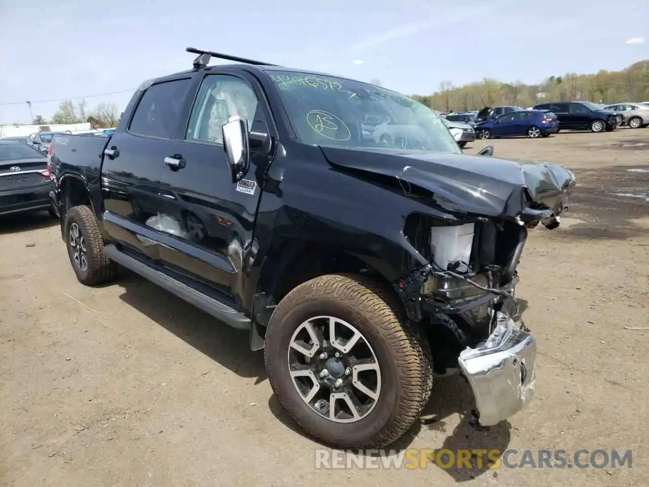 1 Photograph of a damaged car 5TFAY5F1XMX031344 TOYOTA TUNDRA 2021