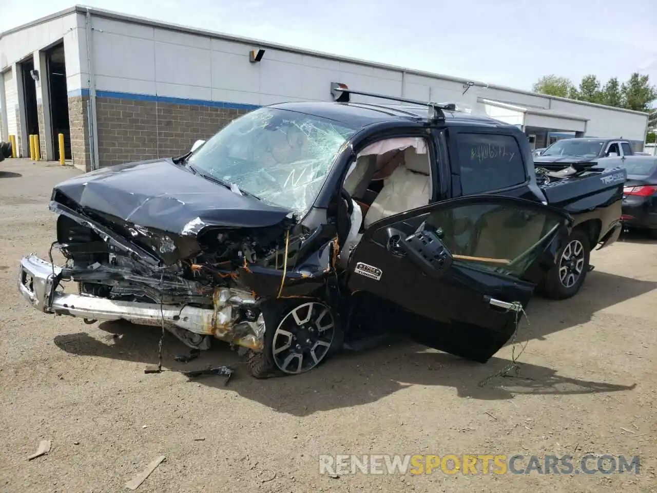 2 Photograph of a damaged car 5TFAY5F1XMX031344 TOYOTA TUNDRA 2021