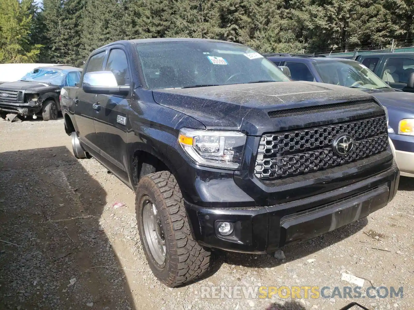 1 Photograph of a damaged car 5TFAY5F1XMX984409 TOYOTA TUNDRA 2021