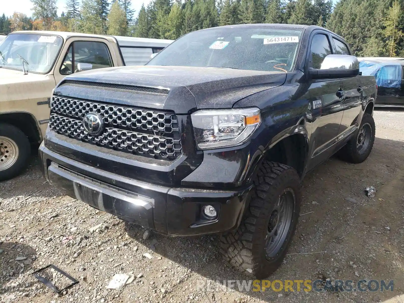 2 Photograph of a damaged car 5TFAY5F1XMX984409 TOYOTA TUNDRA 2021