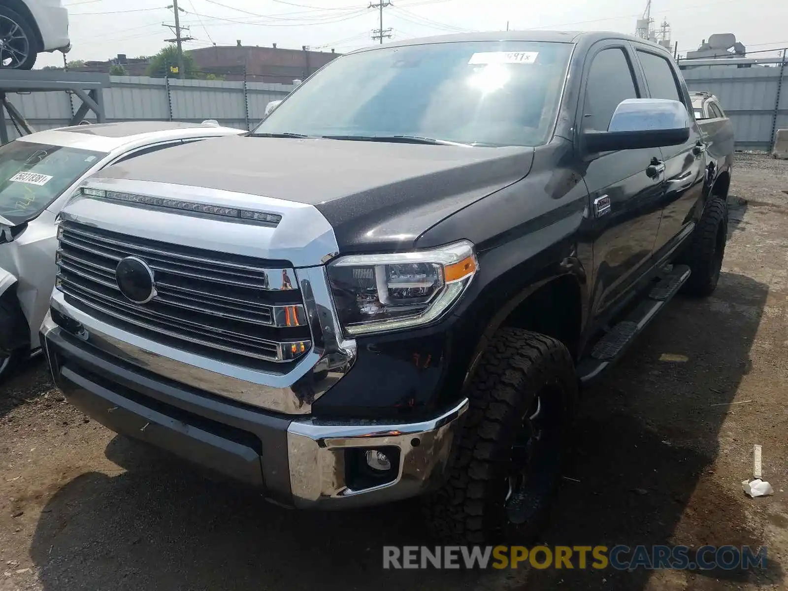 2 Photograph of a damaged car 5TFAY5F1XMX991392 TOYOTA TUNDRA 2021