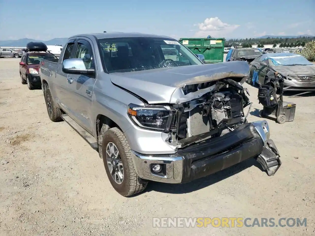 1 Photograph of a damaged car 5TFBY5F11MX976655 TOYOTA TUNDRA 2021