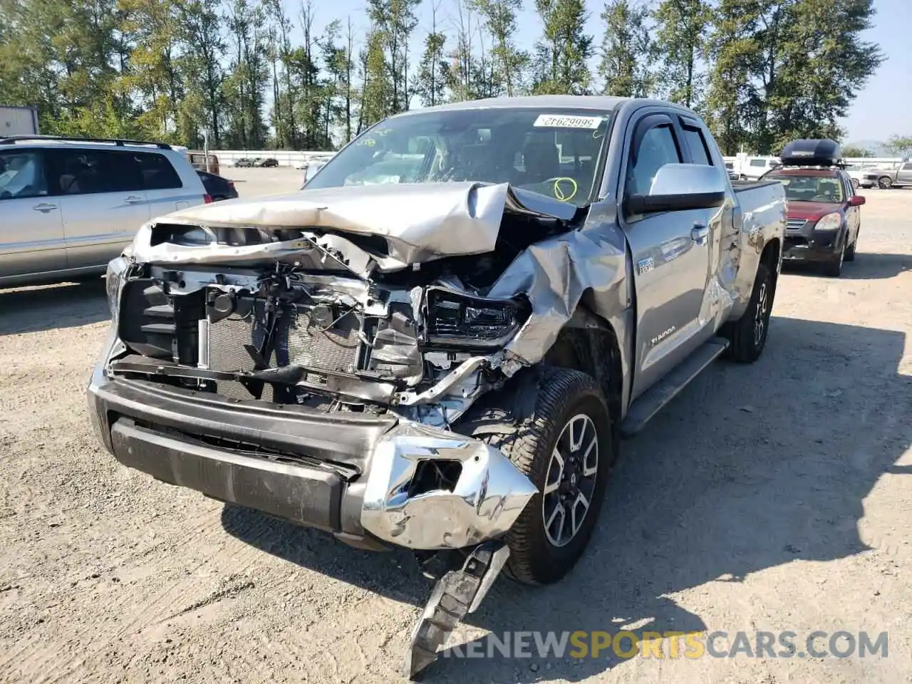 2 Photograph of a damaged car 5TFBY5F11MX976655 TOYOTA TUNDRA 2021