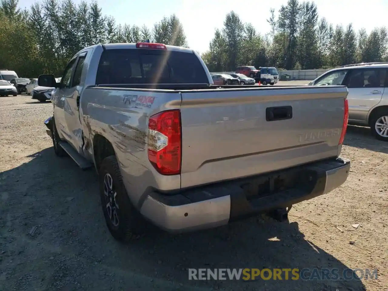 3 Photograph of a damaged car 5TFBY5F11MX976655 TOYOTA TUNDRA 2021