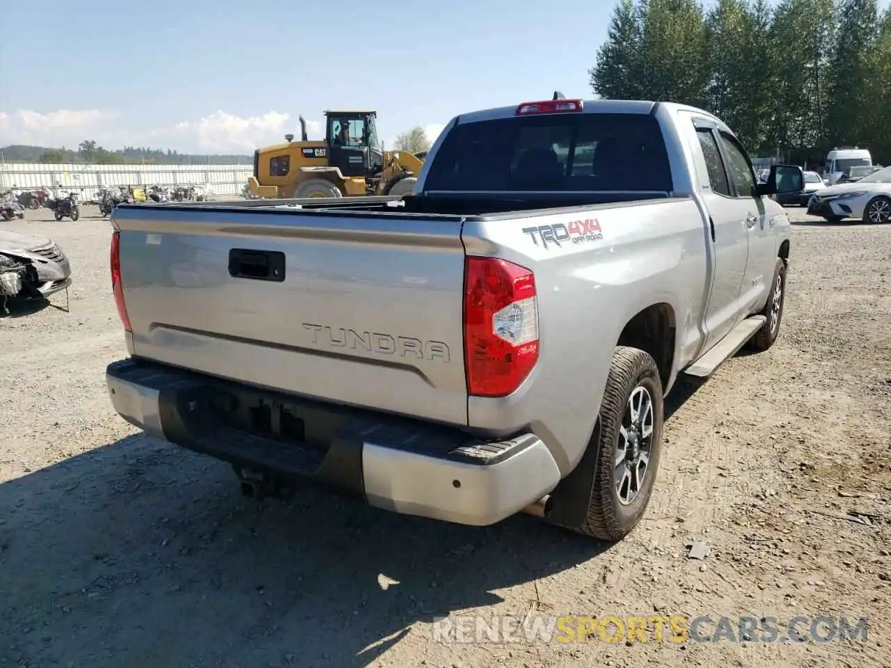 4 Photograph of a damaged car 5TFBY5F11MX976655 TOYOTA TUNDRA 2021