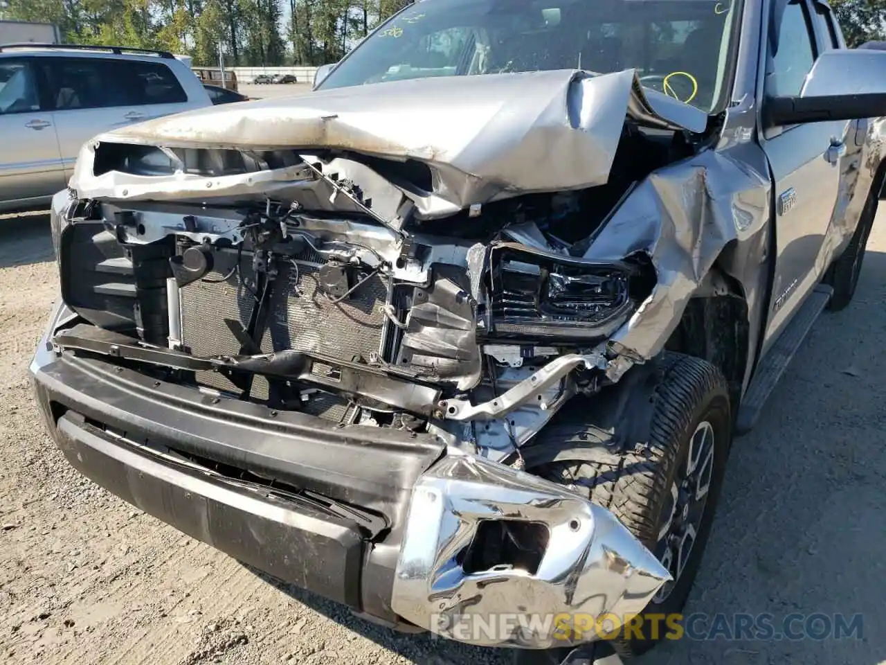 9 Photograph of a damaged car 5TFBY5F11MX976655 TOYOTA TUNDRA 2021