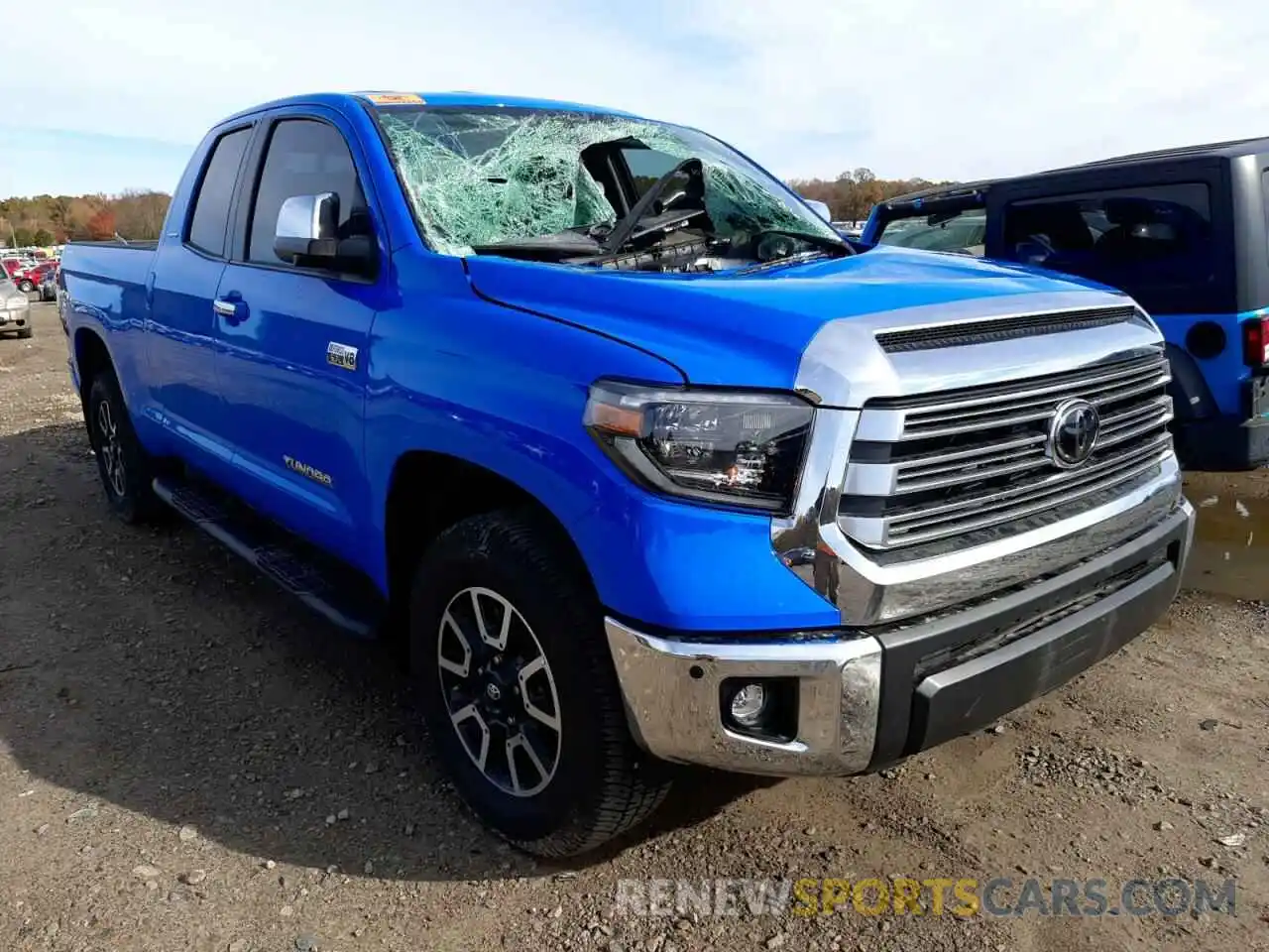 1 Photograph of a damaged car 5TFBY5F1XMX005315 TOYOTA TUNDRA 2021