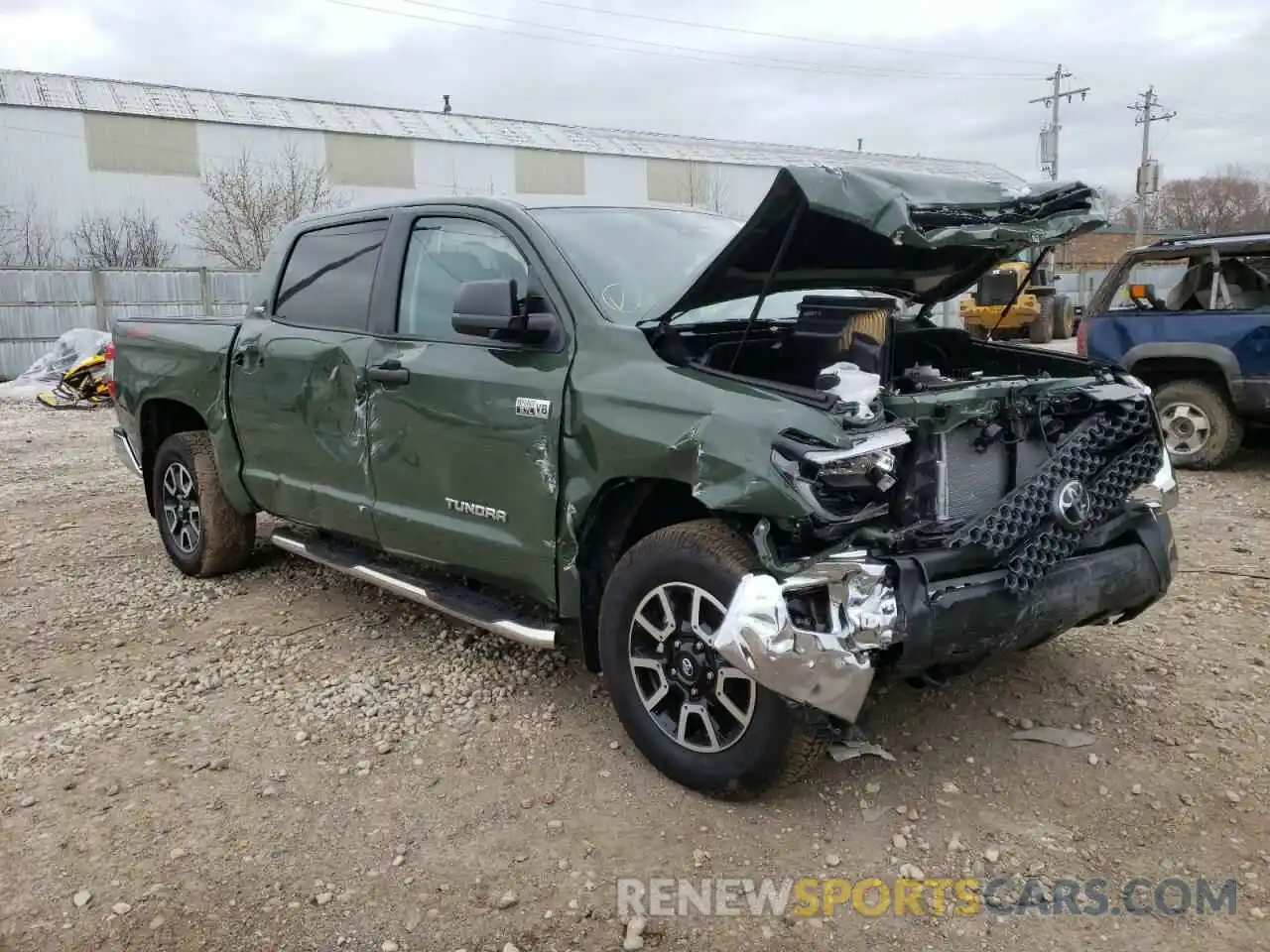 1 Photograph of a damaged car 5TFDY5F10MX041121 TOYOTA TUNDRA 2021