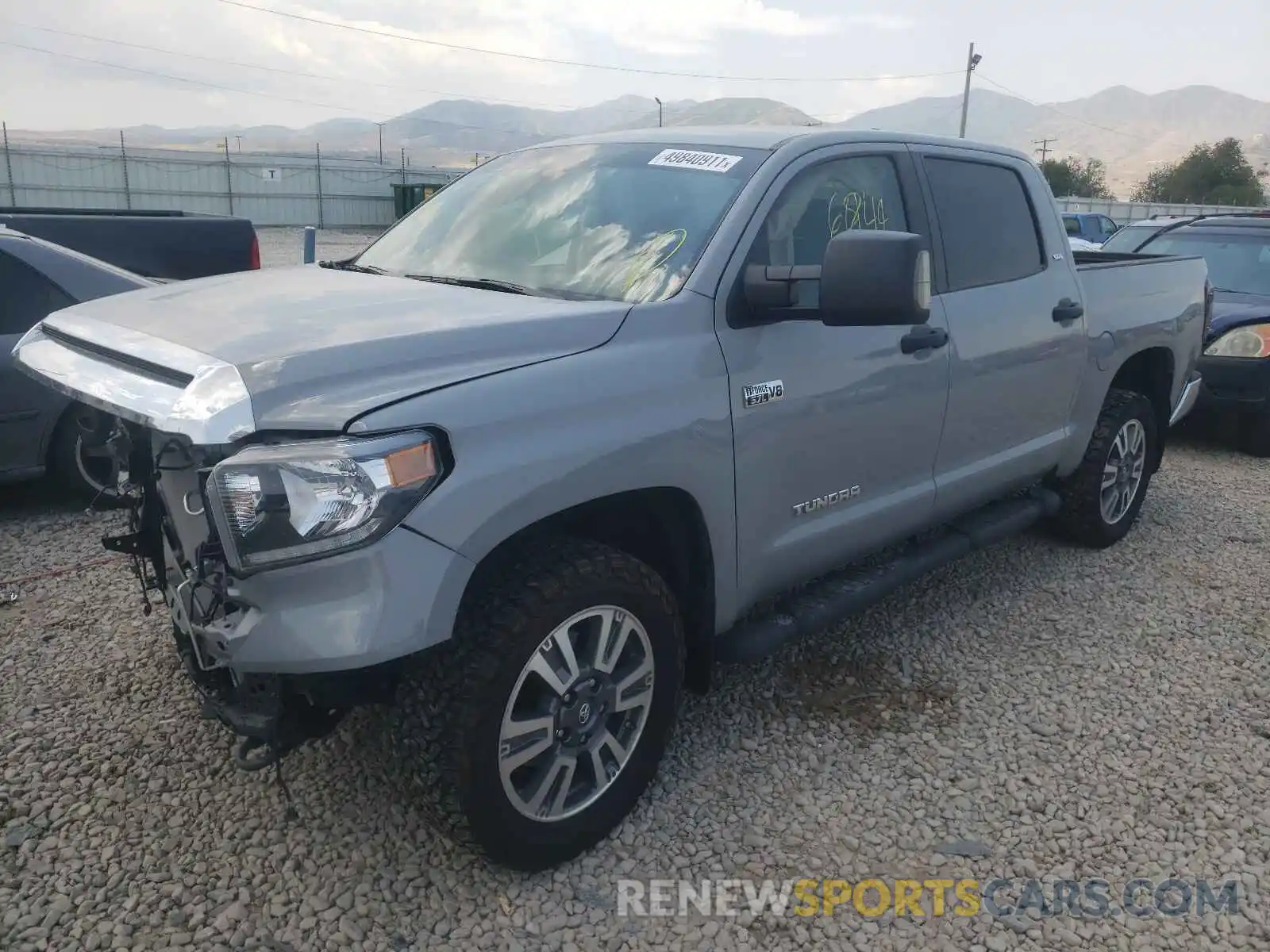 2 Photograph of a damaged car 5TFDY5F10MX967485 TOYOTA TUNDRA 2021