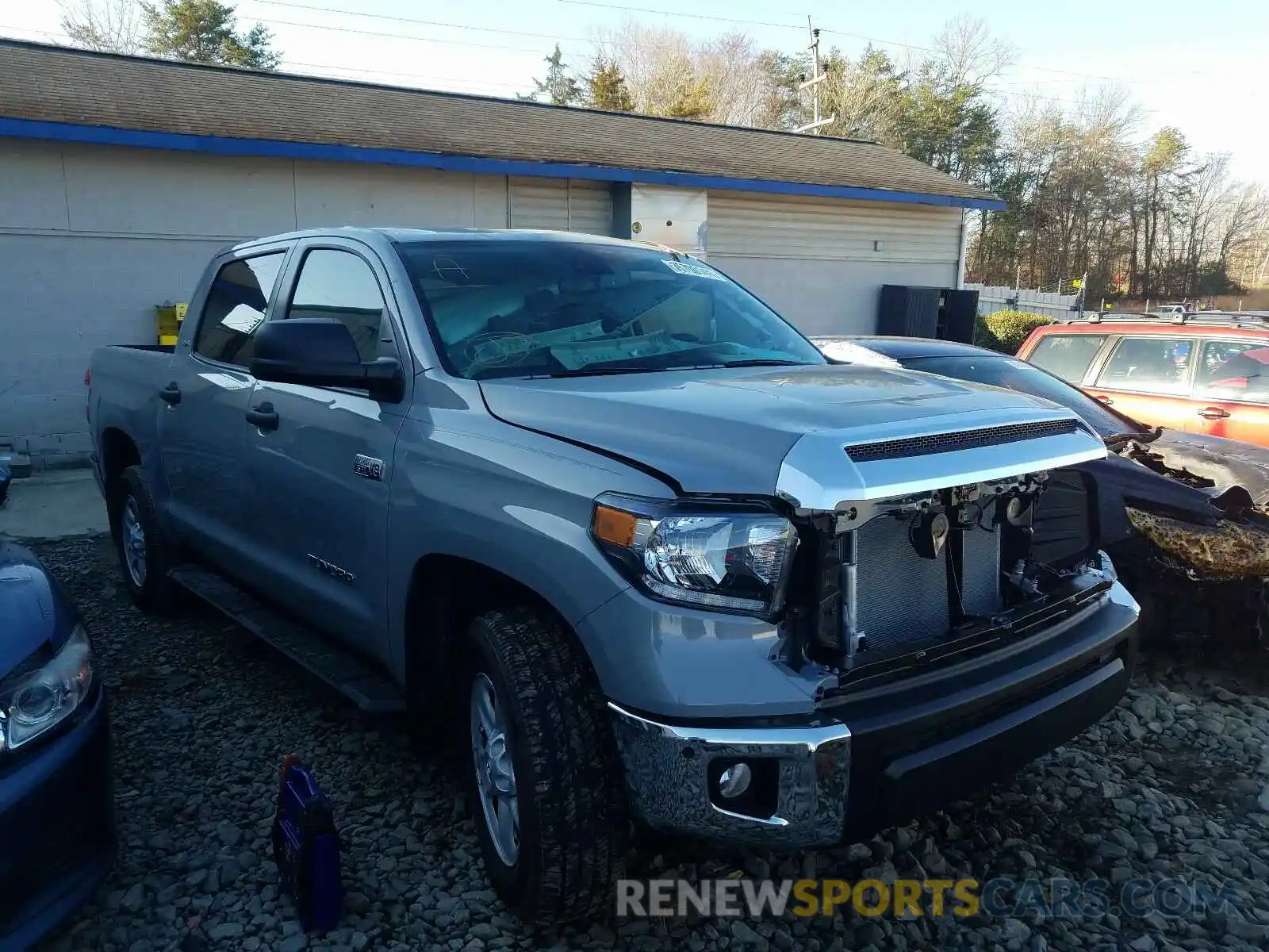 1 Photograph of a damaged car 5TFDY5F10MX977899 TOYOTA TUNDRA 2021