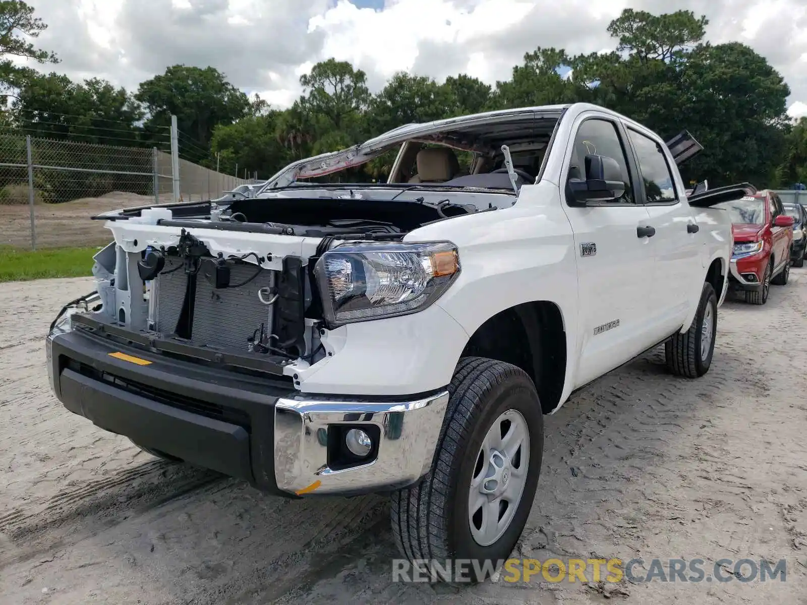 2 Photograph of a damaged car 5TFDY5F10MX990541 TOYOTA TUNDRA 2021