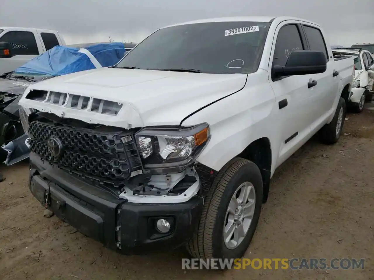 2 Photograph of a damaged car 5TFDY5F11MX025591 TOYOTA TUNDRA 2021