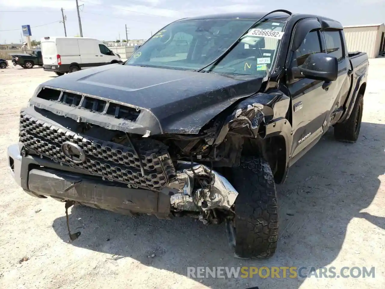 2 Photograph of a damaged car 5TFDY5F11MX960674 TOYOTA TUNDRA 2021