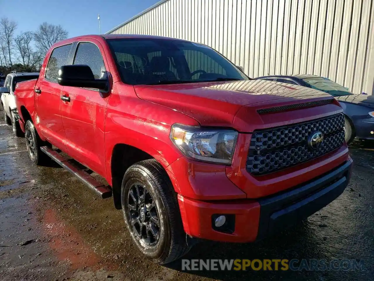 1 Photograph of a damaged car 5TFDY5F11MX965986 TOYOTA TUNDRA 2021