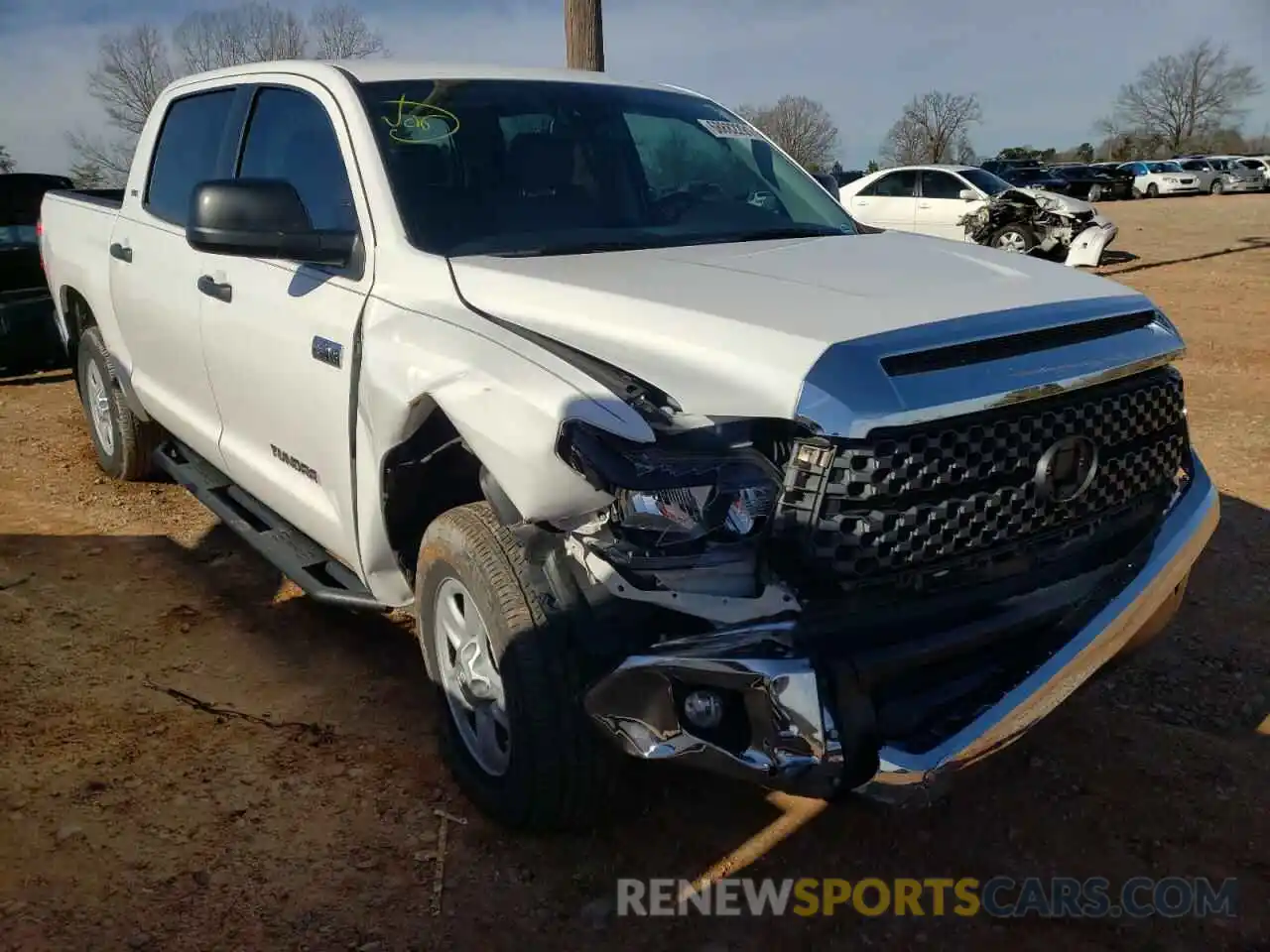 1 Photograph of a damaged car 5TFDY5F11MX985963 TOYOTA TUNDRA 2021