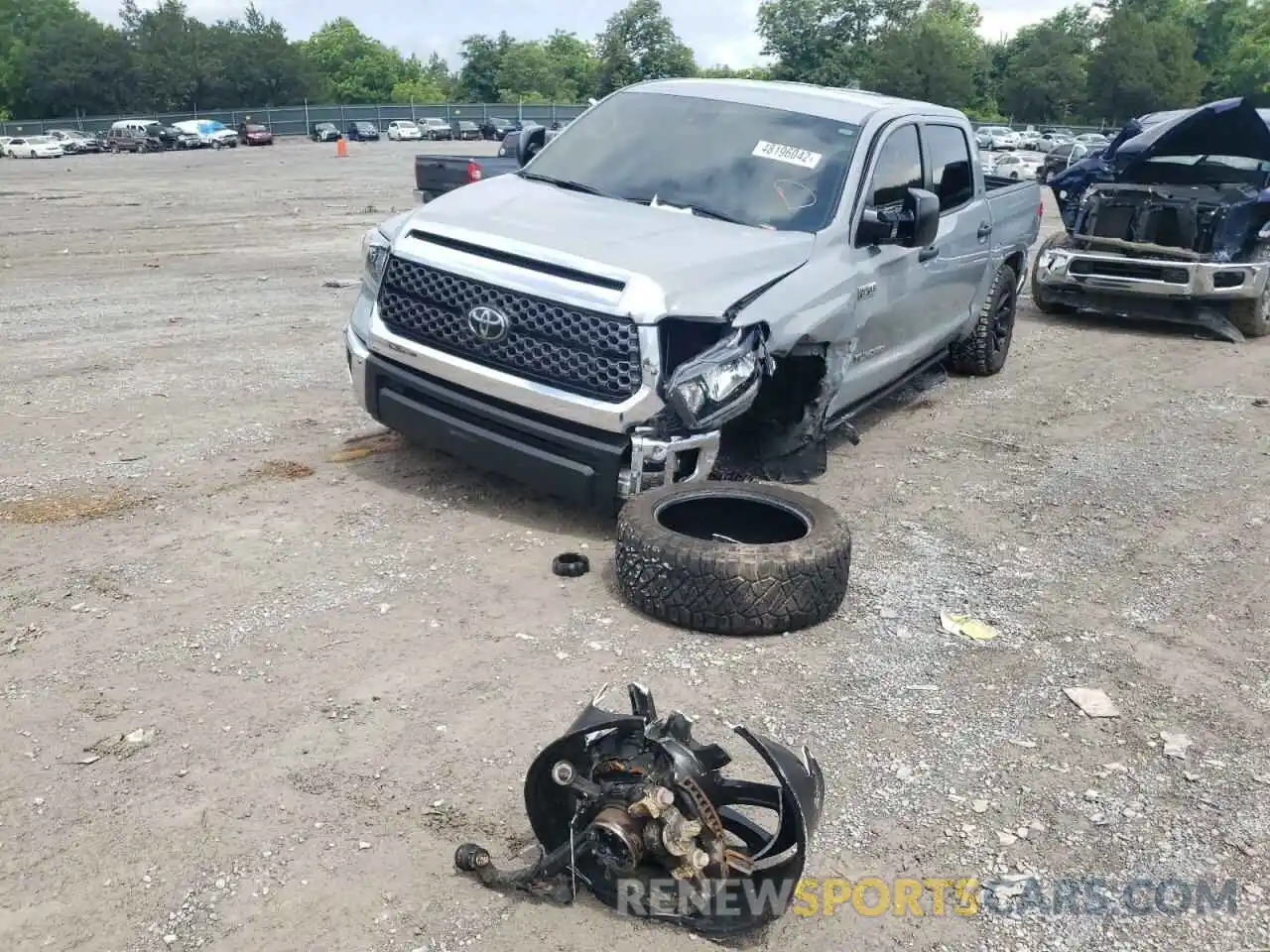 2 Photograph of a damaged car 5TFDY5F12MX008167 TOYOTA TUNDRA 2021