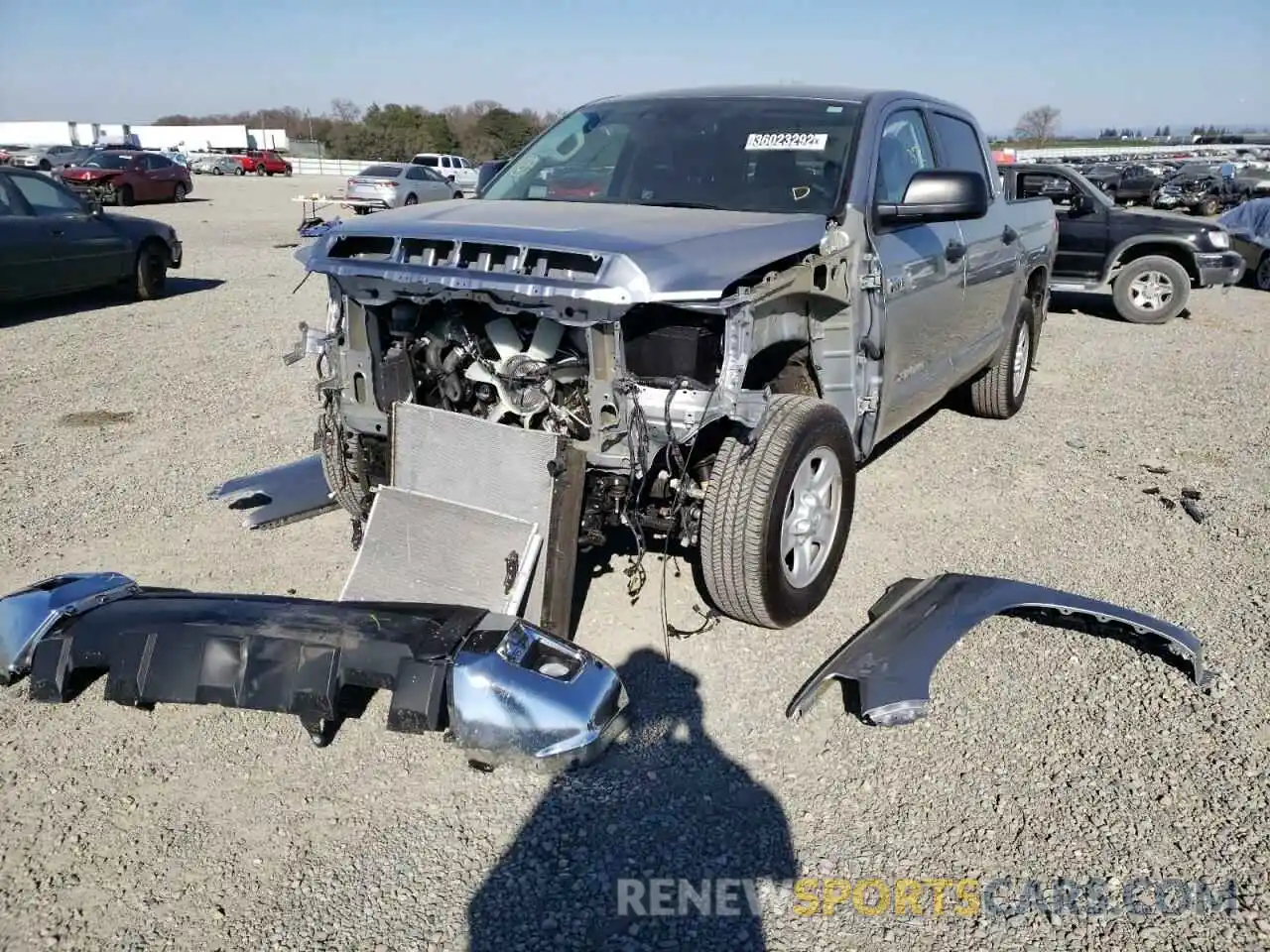 2 Photograph of a damaged car 5TFDY5F12MX008170 TOYOTA TUNDRA 2021