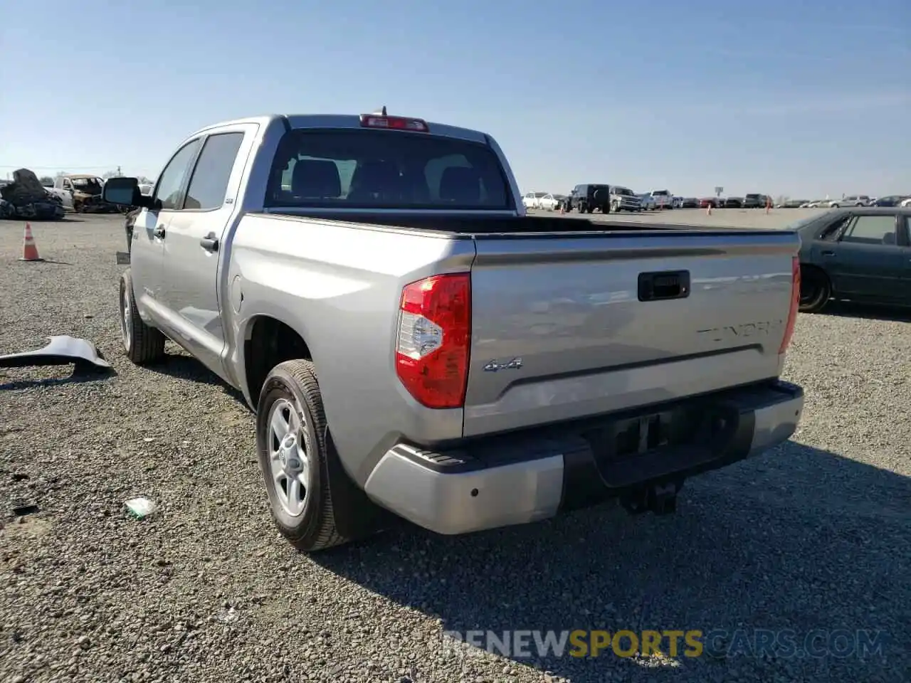 3 Photograph of a damaged car 5TFDY5F12MX008170 TOYOTA TUNDRA 2021