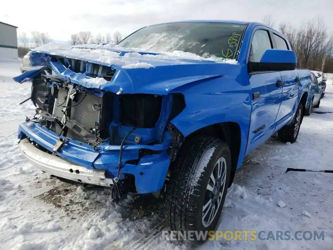 2 Photograph of a damaged car 5TFDY5F12MX012204 TOYOTA TUNDRA 2021