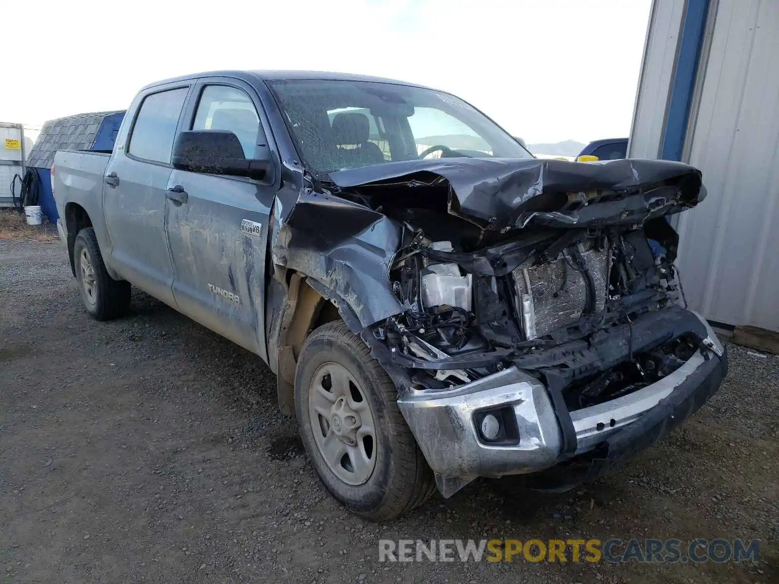 1 Photograph of a damaged car 5TFDY5F12MX023798 TOYOTA TUNDRA 2021