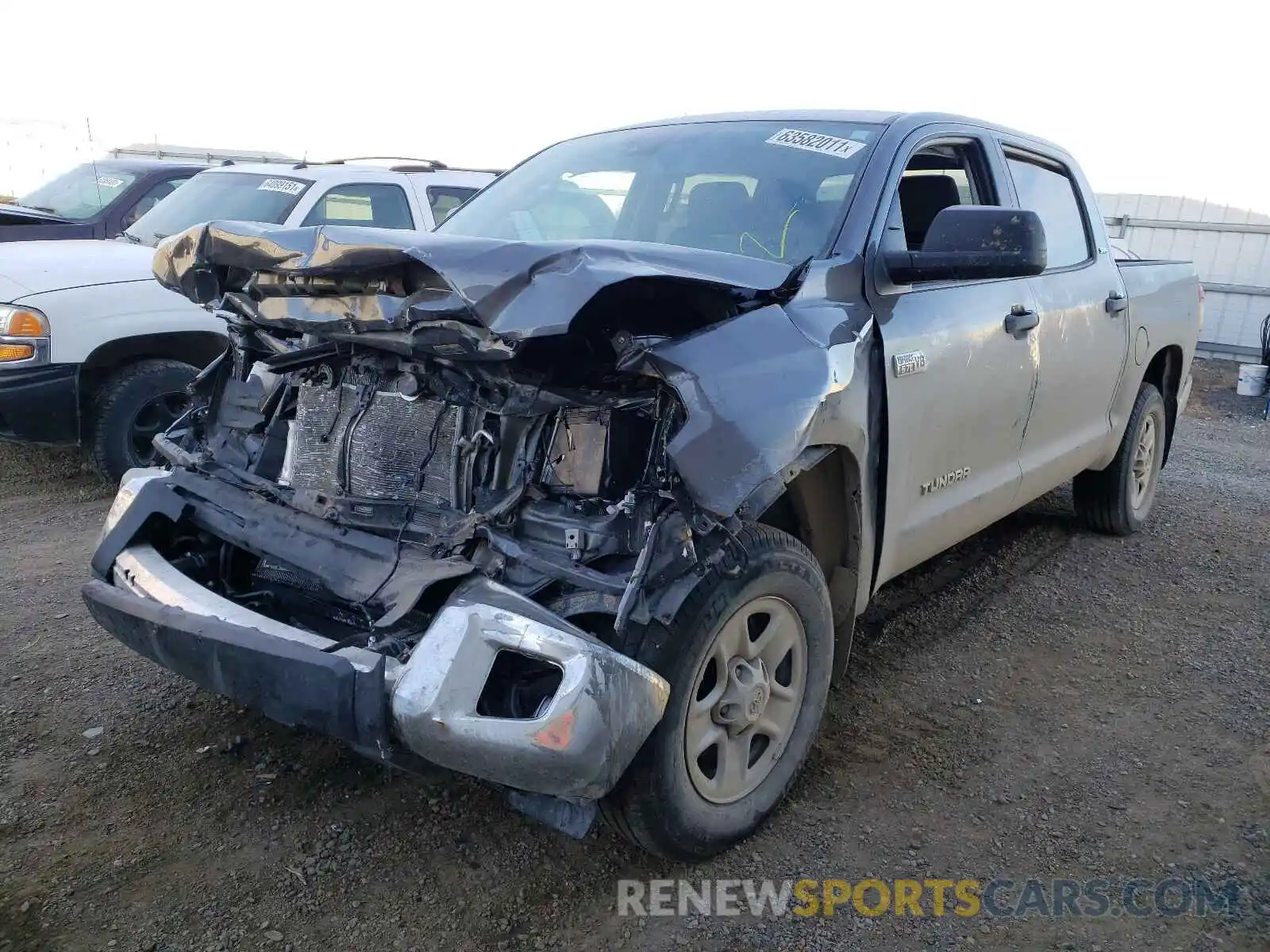 2 Photograph of a damaged car 5TFDY5F12MX023798 TOYOTA TUNDRA 2021