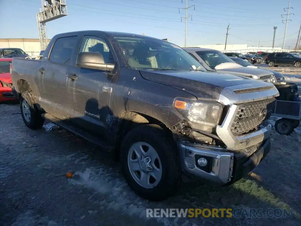 1 Photograph of a damaged car 5TFDY5F12MX037880 TOYOTA TUNDRA 2021