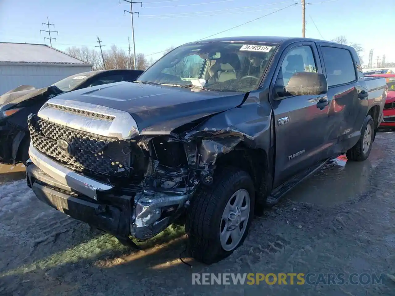 2 Photograph of a damaged car 5TFDY5F12MX037880 TOYOTA TUNDRA 2021