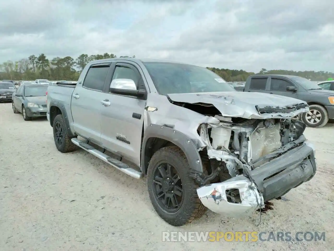 1 Photograph of a damaged car 5TFDY5F12MX969805 TOYOTA TUNDRA 2021