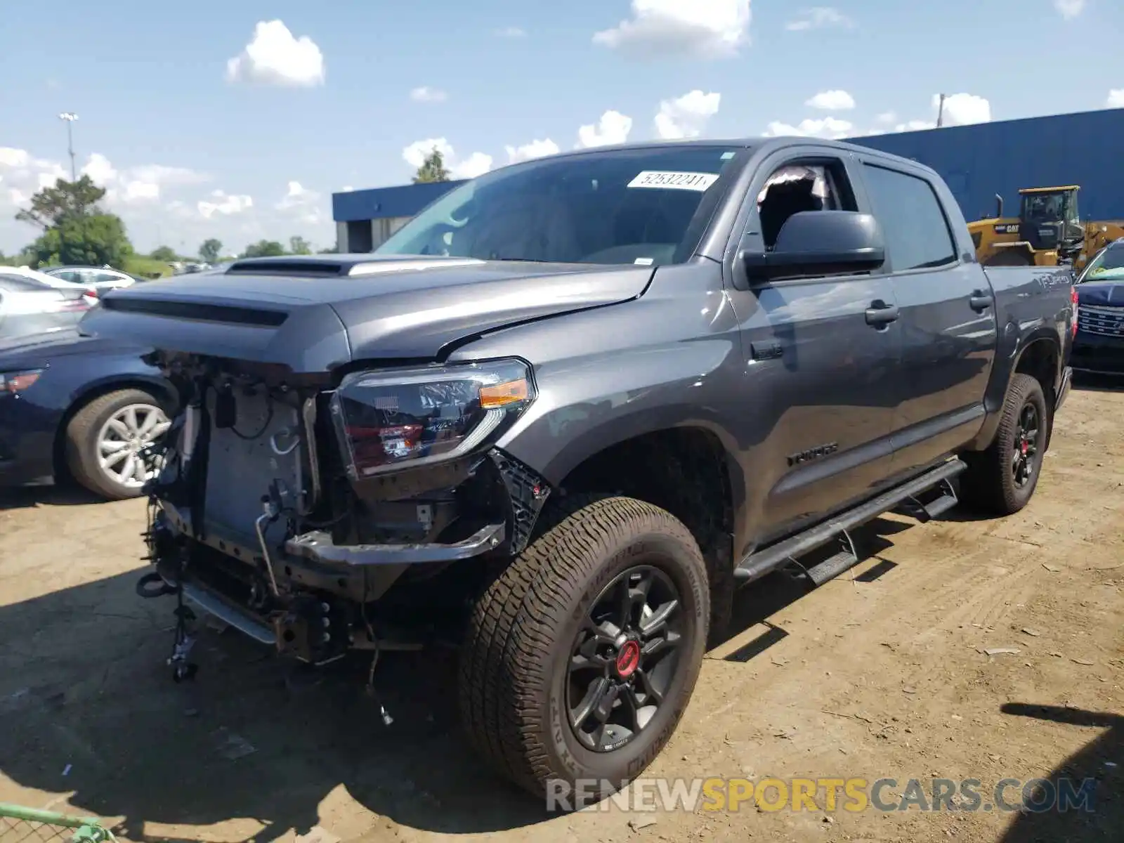 2 Photograph of a damaged car 5TFDY5F12MX970520 TOYOTA TUNDRA 2021